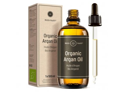 WOLDO HEALTH ORGANIC ARGAN OIL BIO arganový olej 100 ml