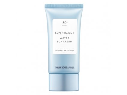 korejaks kosmetika ochrana proti slunci THANK YOU FARMER SUN PROJECT WATER SUN CREAM Ochranný opalovací krém SPF50+ PA+++ 50 ml