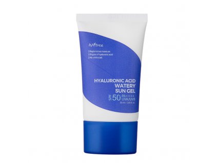 korejska kosmetika ochrana proti slunecnimu zareni ISNTREE HYALURONIC ACID WATERY SUN GEL Ochranný gelový krém SPF 50+ PA++++ 50 ml