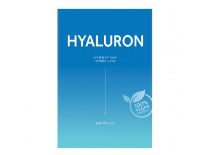 BARULAB THE CLEAN VEGAN MASK HYALURON Korejská hydratační pleťová maska 23 g