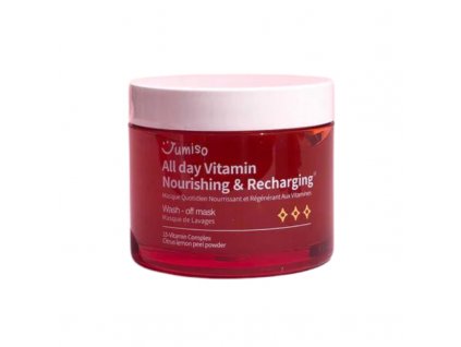 korejska kosmetika JUMISO ALL DAY VITAMIN NOURISHING & RECHARGING WASH OFF MASK Výživná pleťová maska 100 ml