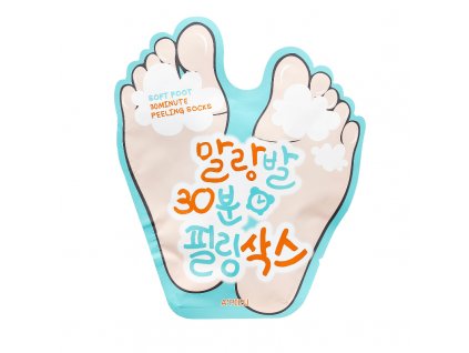 kvalitni korejska kosmetika APIEU SOFT FOOT PEELING SOCKS Exfoliační maska na chodidla 1 pár ponožek