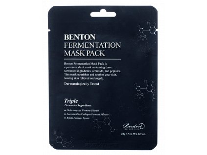 korejska kosmetika  BENTON - FERMENTATION MASK PACK - Korejská pleťová maska 1 ks 20 ml