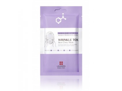 LEADERS - WRINKLE TOX SKIN CLINIC MASK - Korejská pleťová maska 1 ks 25 ml korejska kosmetika korejska krasa