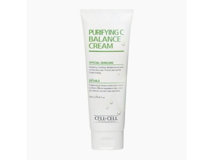 CELL BY CELL PURIFYING C BALANCE CREAM Pleťový krém pro vyváženou pokožku a proti akné 250 ml koreanglamour.cz korejska kosmetika