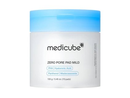 MEDICUBE - ZERO PORE PAD MILD - Jemné exfoliační tampony pro citlivou pleť se sklonem k ucpaným pórům 70 ks