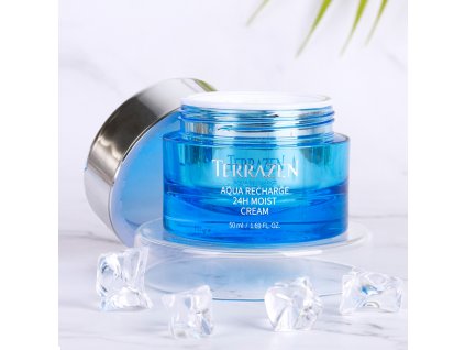 TERRAZEN - AQUA RECHARGE 24h MOIST CREAM - Korejský pleťový krém 50 ml