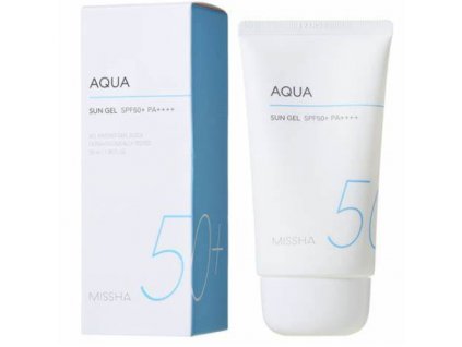 MISSHA - ALL AROUND SAFE BLOCK AQUA SUN GEL - opalovací krém SPF 50+/PA++++ 50 ml korejska kosmetika