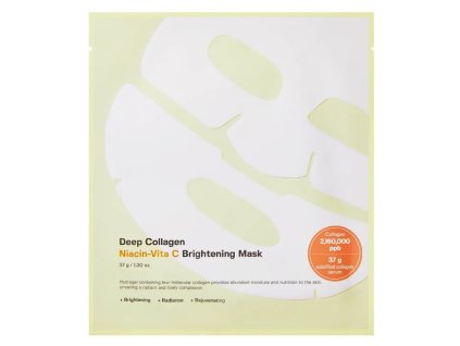 SUNGBOON EDITOR - DEEP COLLAGEN NIACIN VITA C BRIGHTENNING MASK - Rozjasňující hydrogelová maska s kolagenem, niacinamidem a vitamínem C 37 g