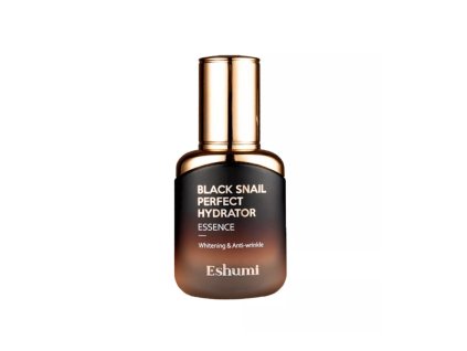 korejska kosmetika ESHUMI BLACK SNAIL PERFECT HYDRATOR ESSENCE Hydratační esence se šnečím mucinem a niacinamidem 35 ml