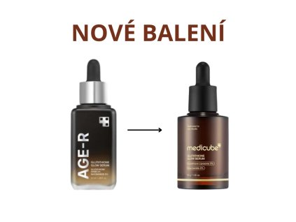 KOREJSKA KOSMETIKA MEDICUBE GLUTATHIONE GLOW SERUM Rozjasňující sérum s glutathionem a anti age efektem 30 ml