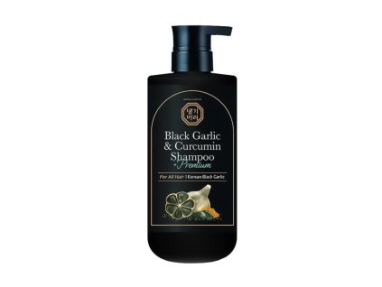 korejska kosmetika pece o vlasy DAENG GI MEO RI BLACK GARLIC & CURCUMIN SHAMPOO Prémiový šampon proti vypadávání vlasů s černým česnekem a kurkumou 500 ml