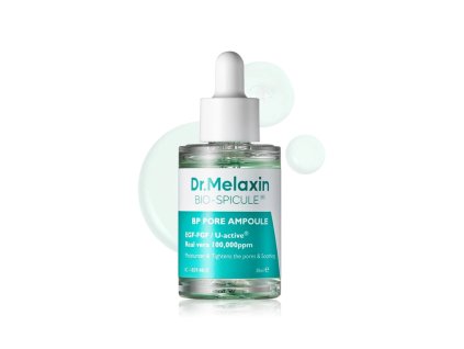 korean glamour korejska kosmetika - DR. MELAXIN BIO SPICULE BP PORE AMPOULE Sérum na rozšířené póry 30 ml