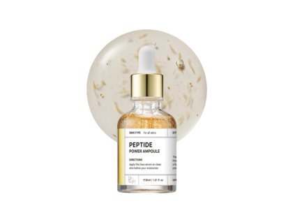 B.O.M. PEPTIDE POWER AMPOULE Protivráskové sérum s peptidy a 24k zlatem 30 ml koreanglamour.cz
