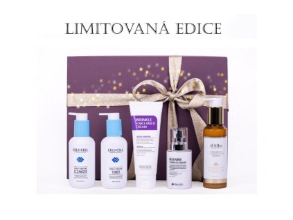 CELL BY CELL DÁRKOVÉ BALENÍ RUTINA PODLE OLGY MENZELOVÉ Luxusní anti age rutina s bílým lanýžem a peptidy pro zářivou a pevnou pleť 5 produktů
