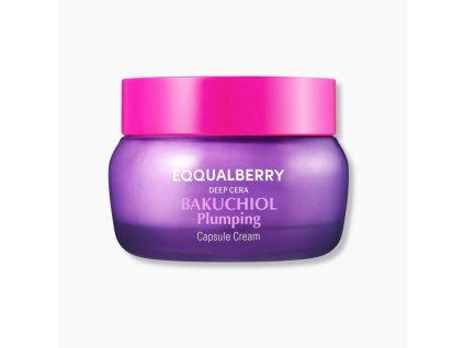 EQQUALBERRY BAKUCHIOL PLUMPING CAPSULE CREAM Luxusní vyhlazující krém s bakuchiolem, ceramidy a peptidy 50 ml