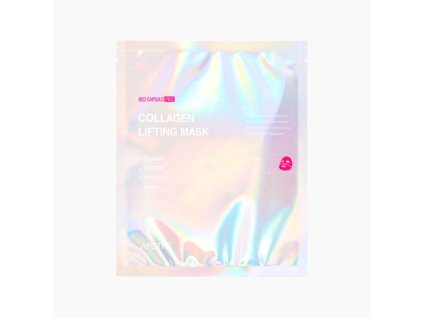 APOTHE RED CAPSULE PRO COLLAGEN LIFTING MASK Luxusní hydrogelová liftingová maska s kolagenem, peptidy a ektoinem 1 ks korejska kosmetika