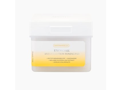 APOTHE EXOSOME ANTI POLLUTION TONING PAD Zjemňující tonizační tamponky s exosomy 170 ml korejska kosmetika