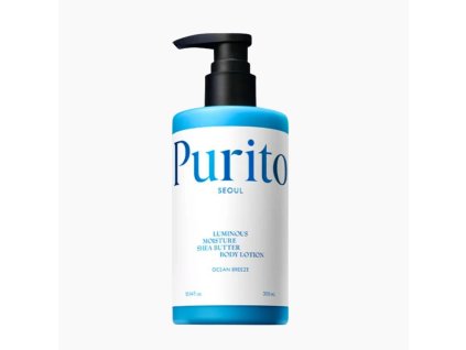 PURITO SEOUL LUMINOUS MOISTURE SHEA BUTTER BODY LOTION OCEAN BREEZE Tělové mléko s bambuckým máslem a vůní moře 300 ml