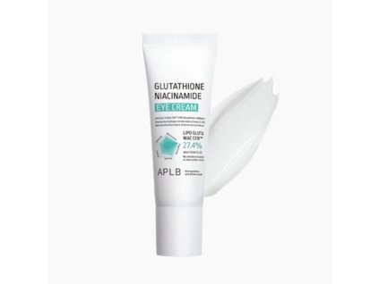 APLB GLUTATHIONE NIACINAMIDE EYE CREAM Rozjasňující a vyhlazující oční krém s glutathionem a niacinamidem 20 ml