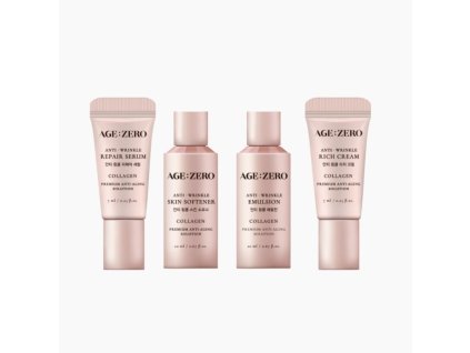 age zero travel kit luxusni anti age sada na cesty 4 miniaturky lahvicky