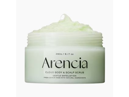 ARENCIA - FRESH CLOUD SCRUB WHITE GERANIUM & PRIMOSE - Jemný tělový a vlasový peeling 260 g