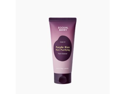 BEQQUALBERRY PURPLE RICE PURIFYING PACK CLEANSER Čisticí maska gel 2v1 s fialovou rýží pro detox, projasnění a zklidnění pleti 130 g