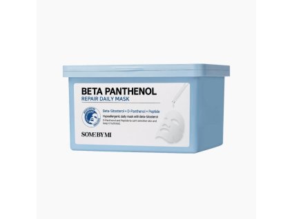SOME BY MI BETA PANTHENOL REPAIR DAILY MASK Zklidňující masky s beta panthenolem, ceramidy a probiotiky 30 ks