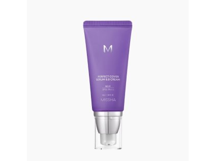 MISSHA M PERFECT COVER SERUM BB CREAM 21 LIGHT BEIGE Multifunkční BB krém s lehkou texturou 50 ml
