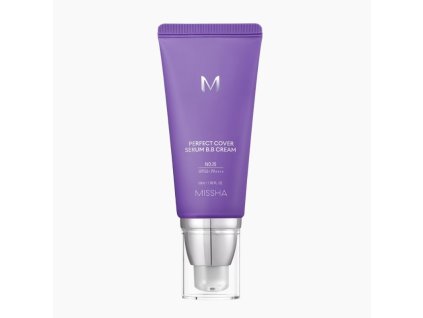 MISSHA M PERFECT COVER SERUM BB CREAM 25 WARM BEIGE Multifunkční BB krém s lehkou texturou 50 ml