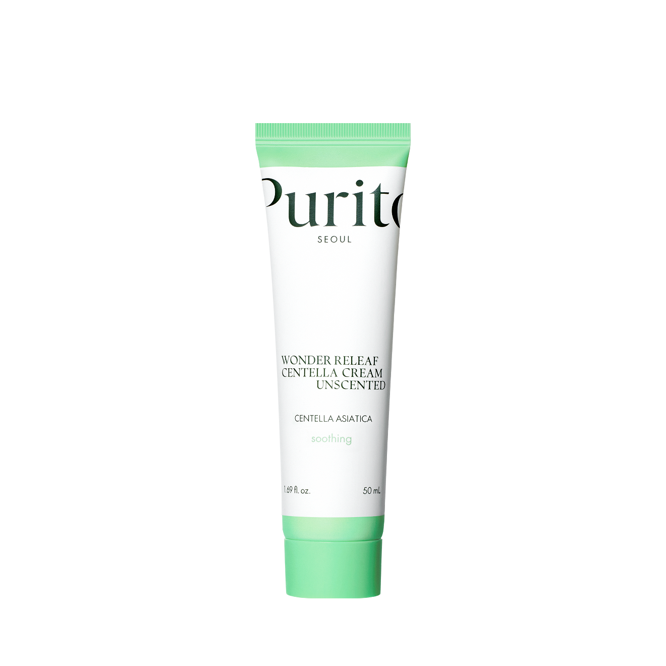 Levně PURITO SEOUL - WONDER RELEAF CENTELLA CREAM UNSCENTED - Zklidňující krém s Centellou pro citlivou a aknózní pleť bez parfemace 50 ml