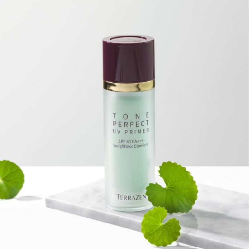 Terrazen - Make-Up Tone Perfect Primer SPF40 PA+++ - Korekční CC krém & make-up primer se zeleným odstínem pro sjednocení pleti a SPF 30 ml