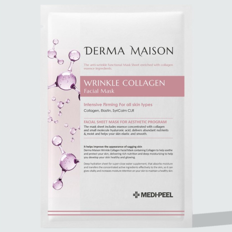 MEDI PEEL - DERMA MAISON WRINKLE COLLAGEN MASK - Kolagenová maska proti ...