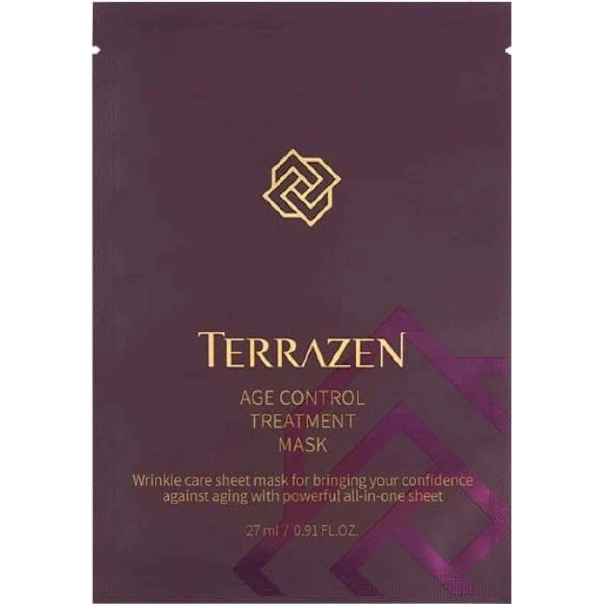 Levně Terrazen - Age Control Treatment Mask - Liftingová textilní anti-age pleťová maska proti vráskám 27 ml