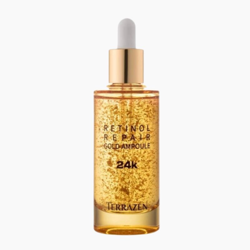 Levně Terrazen - Retinol Repair Gold Ampoule 24K - Pleťové sérum s retinolem a 24k zlatem 50 ml