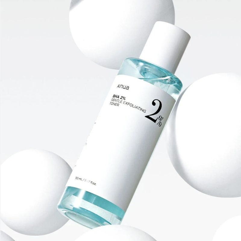 ANUA - BHA 2% GENTLE EXFOLIATING TONER - Jemný exfoliační toner s 2 % BHA pro čištění pórů a vyhlazení pleti 150 ml