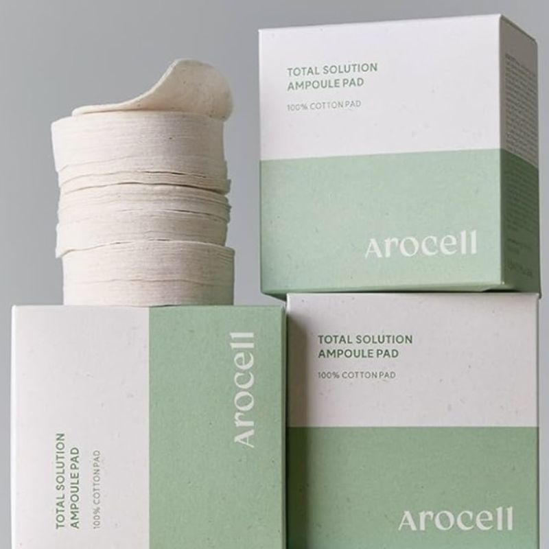 AROCELL - TOTAL SOLUTION AMPOULE PAD - Tonerové polštářky s peptidy a rostlinným retinolem 28x3,5ml