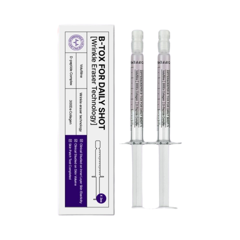 Levně Differ & Deeper - B-Tox For Dailyshot RX Mini Pack - Intenzivní protivráskový booster s botox-like efektem 2 × 2,5 ml
