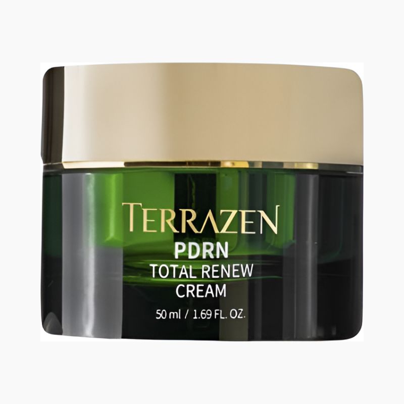 Levně Terrazen - PDRN Total Renew Cream - Protivráskový regenerační krém s PDRN, kolagenem a kyselinou hyaluronovou 50 ml