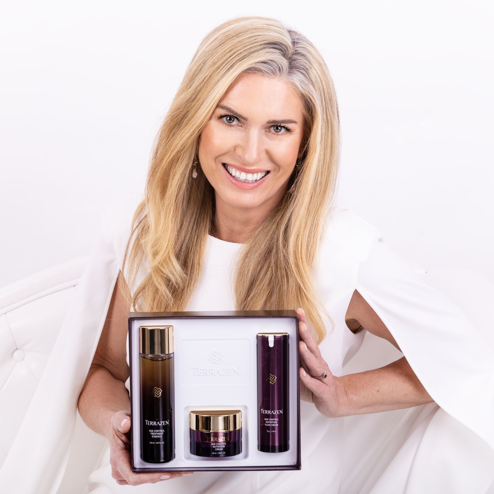 Terrazen - Age Control Special Set - Dárkové balení luxusní anti-age péče pro viditelně pevnější, hladší a rozjasněnou pleť 3 produkty
