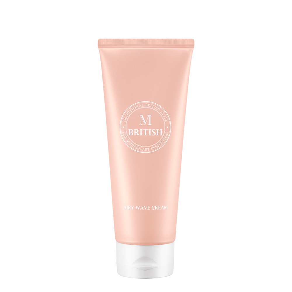 Levně British M - Airy Wave Cream - Lehký krém pro přirozené vlny a objem 150 g