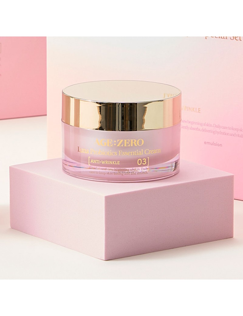 Levně Age:Zero - Luna Probiotic Essential Anti Wrinkle Cream - Probiotický protivráskový krém s fermenty a ceramidy 50 ml