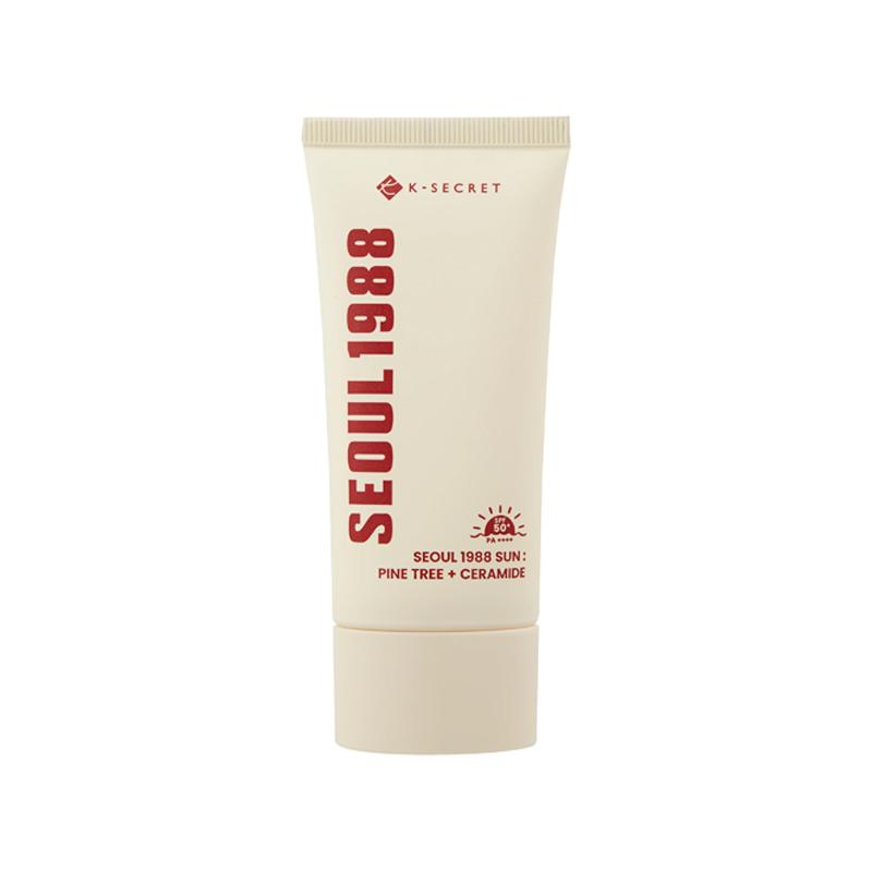 Levně K SECRET K-SECRET SEOUL - 1988 SUN : PINE TREE + CERAMIDE - Ochranný pleťový krém SPF 50+ PA++++ s extraktem z borovice a ceramidy 50 ml