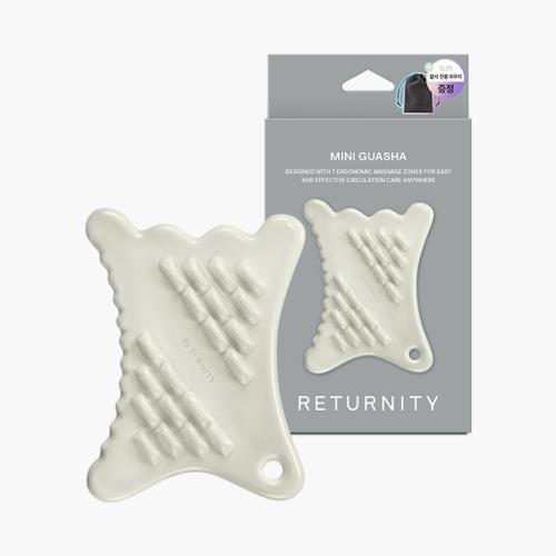 Levně Returniti - Mini Guasha - Ručně vyráběná porcelánová gua sha pro masáž obličeje i těla