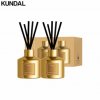 KUNDAL - PERFUME DIFFUSER PYEON BAEK (Gold edition) v balení 2 difuzéry po 200 ml vune domova