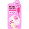 MEDIHEAL - HAIR SHEEP STEAM PACK - zahřívací zábal na suché a poškozené vlasy  28 ml korejska kosmetika