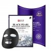 SNP - BLACK PEARL RENEW BLACK AMPOULE MASK - Omlazující maska  25 ml korejska kosmetika levne