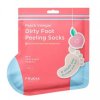 korejska kosmetika FRUDIA PEACH VINEGAR SHINY FOOT PEELING SOCKS Peelingové ponožky na chodidla 1 pár 40 g