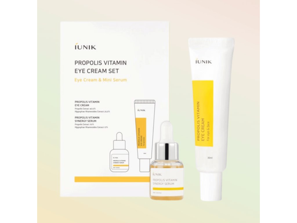 Propolis Vitamin Eye Cream Set - Sada "Rozjasněné oční okolí"