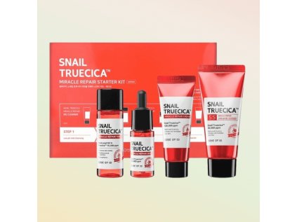 Snail True CICA Miracle Repair Starter Kit - Zkušební sada s mucinem a CICA